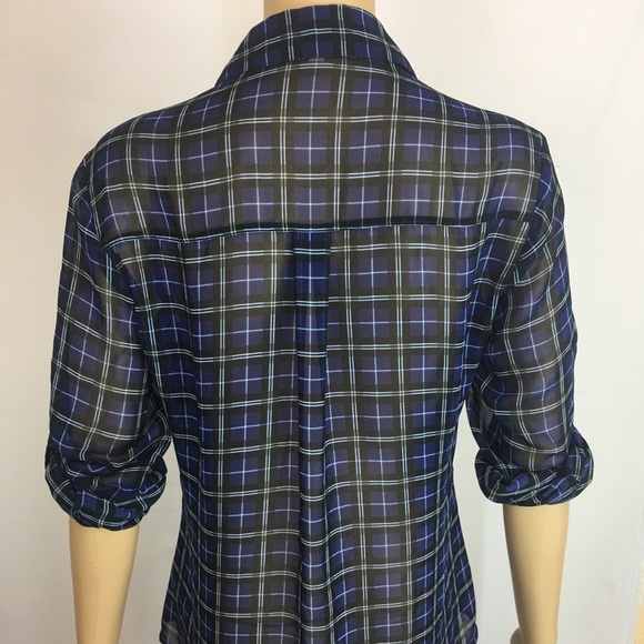 EXPRESS Button Down, See- through Blouse Size S - Picture 5 of 8